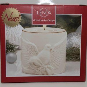 Lenox Radiant Light Dove Voltive Candle and Holder